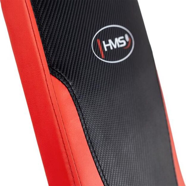 HMS LS3050 – tvirtas suolelis su bicepsų atrama ir kojų spaudimo stotele 25