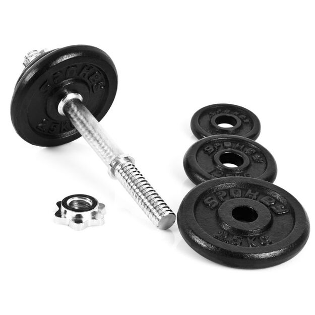 Reguliuojamas hantelis 21kg dumbbells Spokey Egir  3