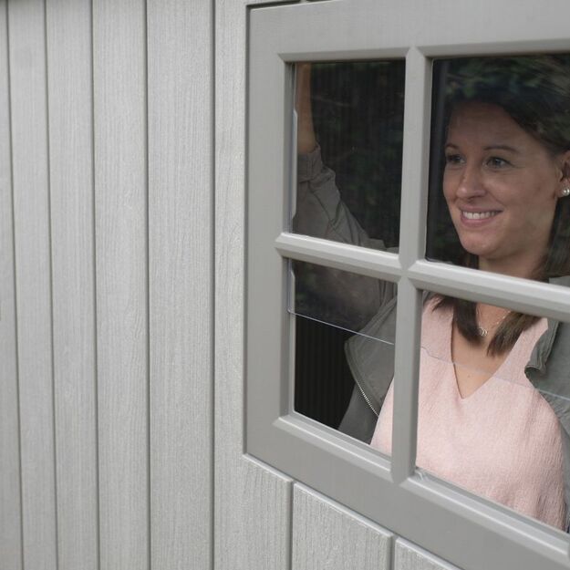 Lifetime Premium – plienu sustiprintas HDPE sodo sandėlis 21