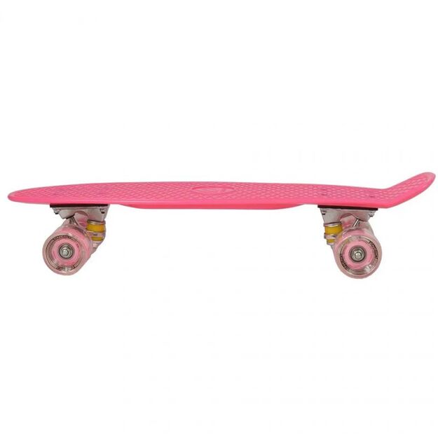 Plastikinė riedlentė Enero 22 LED Pink