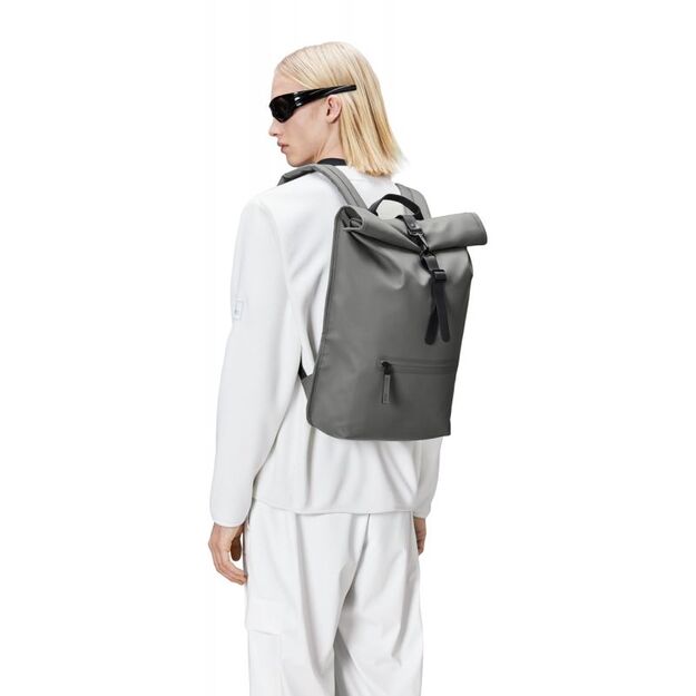 Kuprinė Rains Rolltoprucksack 13L pilka  6