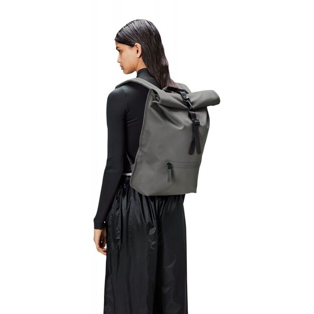 Kuprinė Rains Rolltoprucksack 13L pilka  3