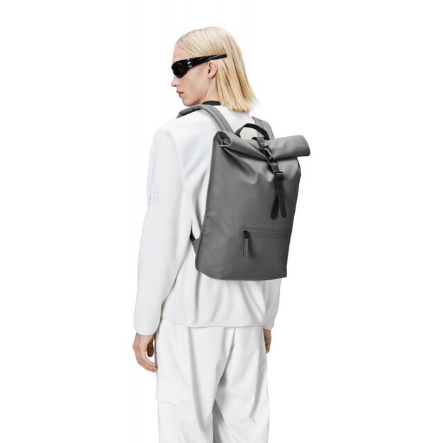 Kuprinė Rains Rolltoprucksack 13L pilka  2