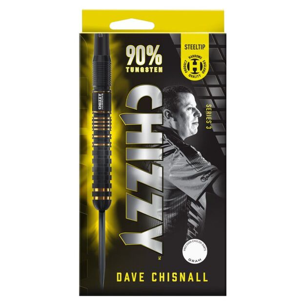 Harrows Chizzy Series 3 Dave Chisnall 90% steeltip smiginio strėlytės  15