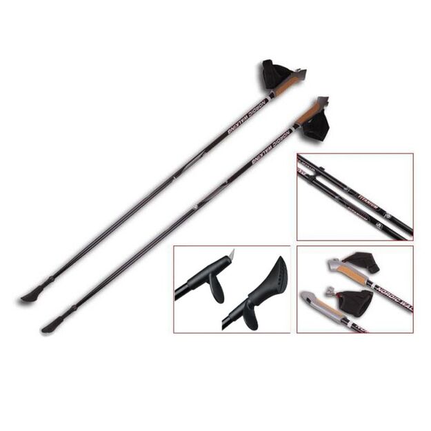 Šiaurietiško ėjimo lazdos Titanium Poles SMF116-D16
