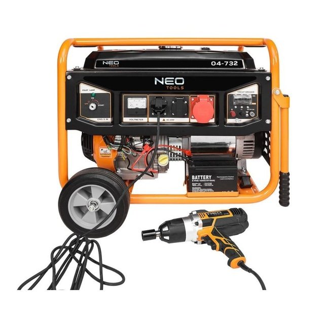 NEO TOOLS trifazis generatorius 7–7,5 kW
