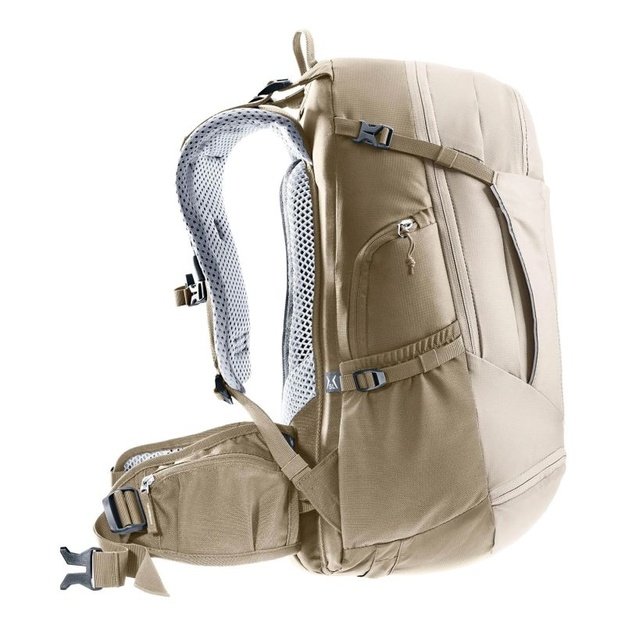 Deuter Trans Alpine 28 SL dviratininko kuprinė moterims, 28 l, pilka