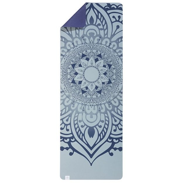 Gaiam TPE Sundial Layers jogos kilimėlis, 6 mm, pilkas