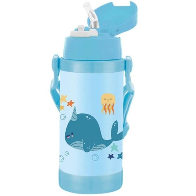 Maestro Whale vaikiškas termo puodelis, 350 ml