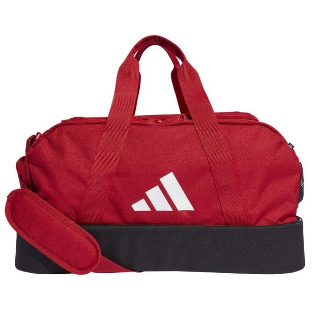 Adidas Tiro sportinis krepšys su apatiniu skyriumi, S, 30,75 l, raudonas