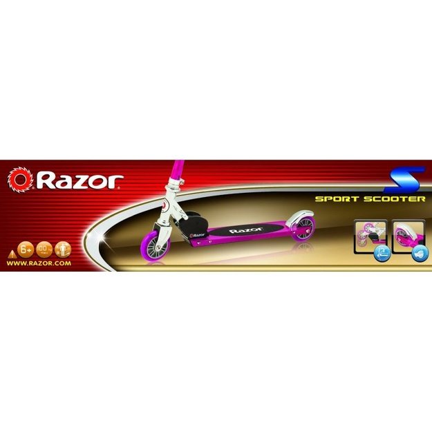 Razor Sport S paspirtukas, rožinis
