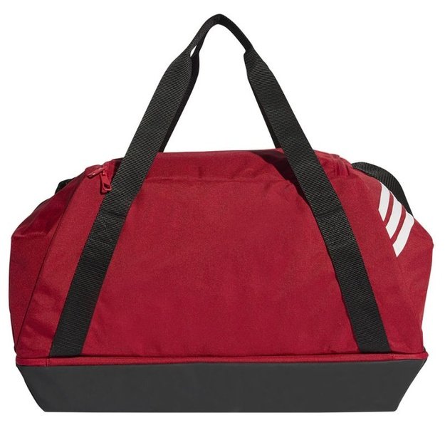 Adidas Tiro Duffle sportinis krepšys su apatiniu skyriumi, M, 59,5 cm, raudonas-baltas