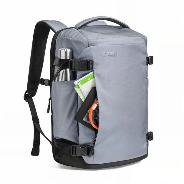 Tech-Protect Defender S70 kelioninė kuprinė, 24 l, pilka