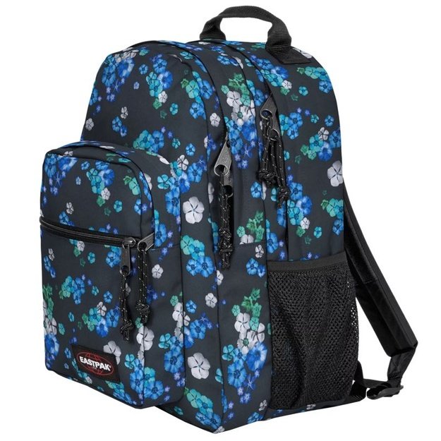 Eastpak Morius miesto kuprinė, 34 l, juoda su gėlių raštu