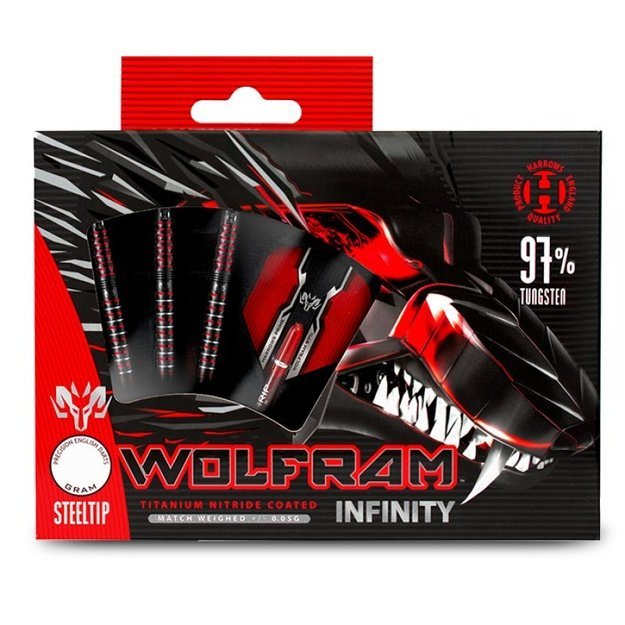 Harrows Wolfram Infinity smiginio strėlytės, 97 % volframas