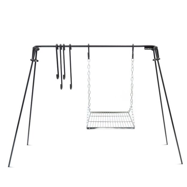BonFeu Stand Grill – kvadratinė 47×47 cm nerūdijančio plieno grotelė 1