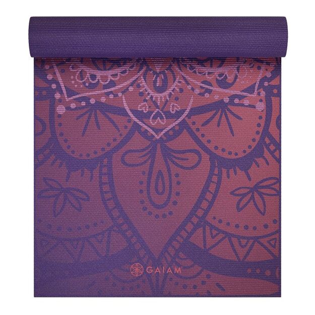 Jogos kilimėlis Gaiam Premium Athenian Rose 6 mm 63958 1