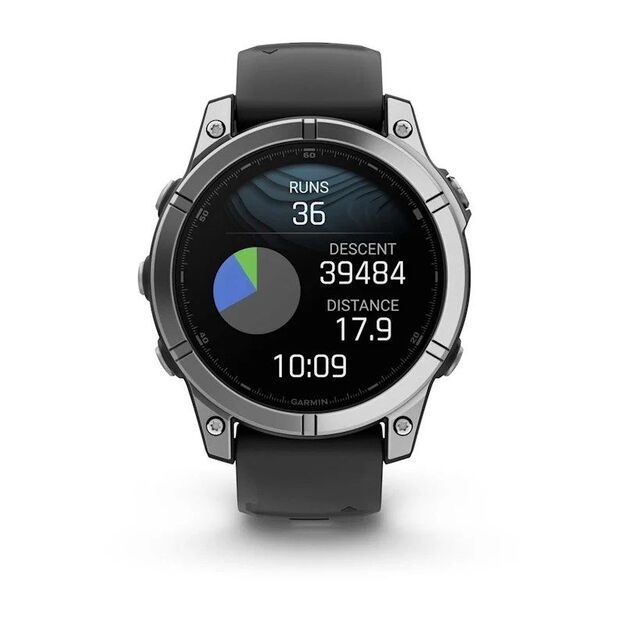 Garmin Fenix E 47mm Stainless Steel  profesionalus sportinis laikrodis 6