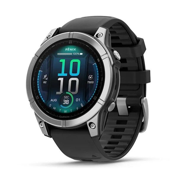 Garmin Fenix E 47mm Stainless Steel  profesionalus sportinis laikrodis
