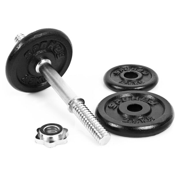 Reguliuojamas hantelis 9.5 kg dumbbell Spokey Egir 2