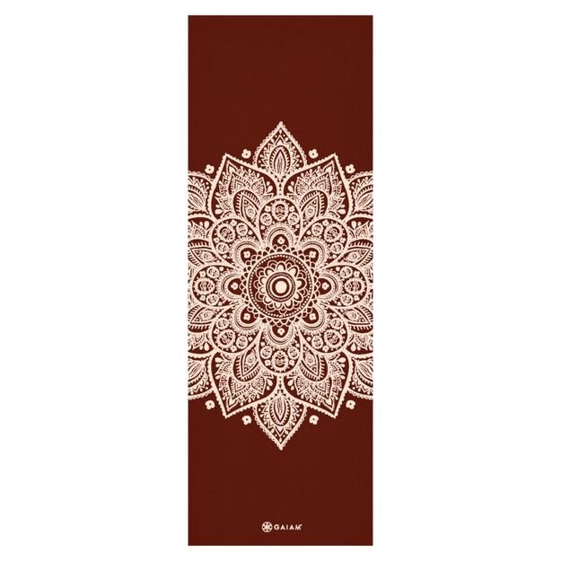 Gaiam Intense Rust Sundial Flower 5 mm jogos kilimėlis 65733 4