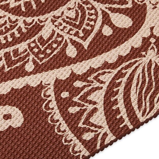 Gaiam Intense Rust Sundial Flower 5 mm jogos kilimėlis 65733 3