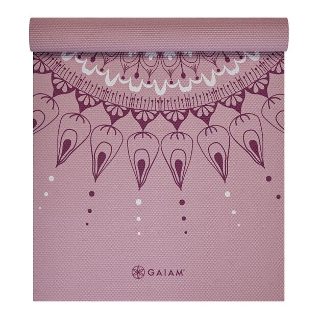 Gaiam Here & Now Dusty Rose 4 mm jogos kilimėlis 65272 1