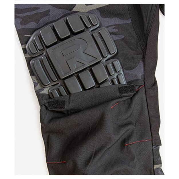 Rimeck Vertex Camo M tamsiai pilkos vyriškos darbo kelnės 4
