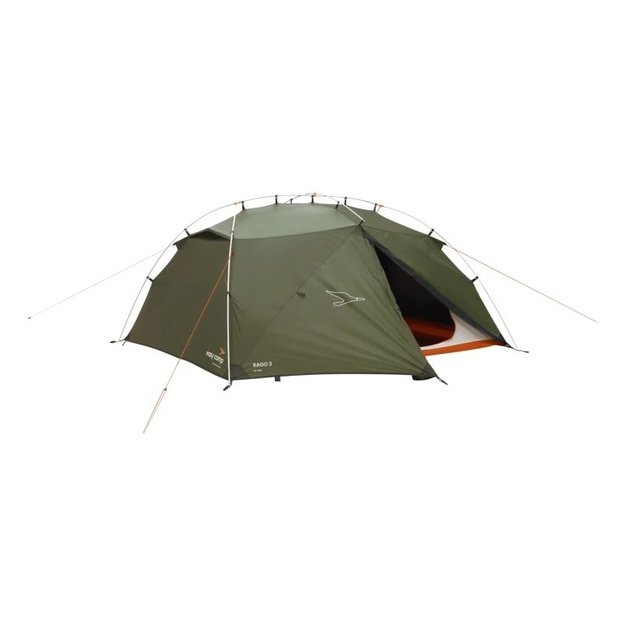 Easy Camp Rago 3 tamsiai žalia 3 vietų kupolo tipo palapinė