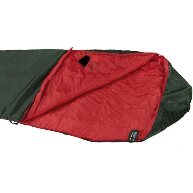 HIGH PEAK LITE PAK 800 MIEGMAIŠIS 210 × 75/50 CM, ŽALIAS / RAUDONAS