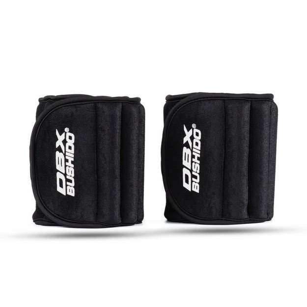 DBX Bushido reguliuojami svarmenys čiurnoms ir riešams, 2 x 2,5 kg