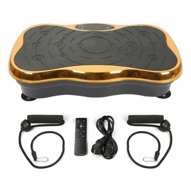 Extralink Moonwalk SpinMove vibracinė platforma, 200 W, auksinė