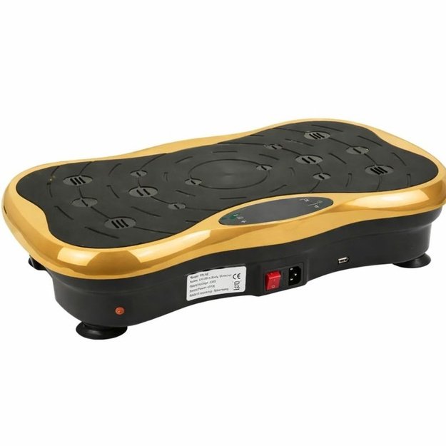 Extralink Moonwalk SpinMove vibracinė platforma, 200 W, auksinė