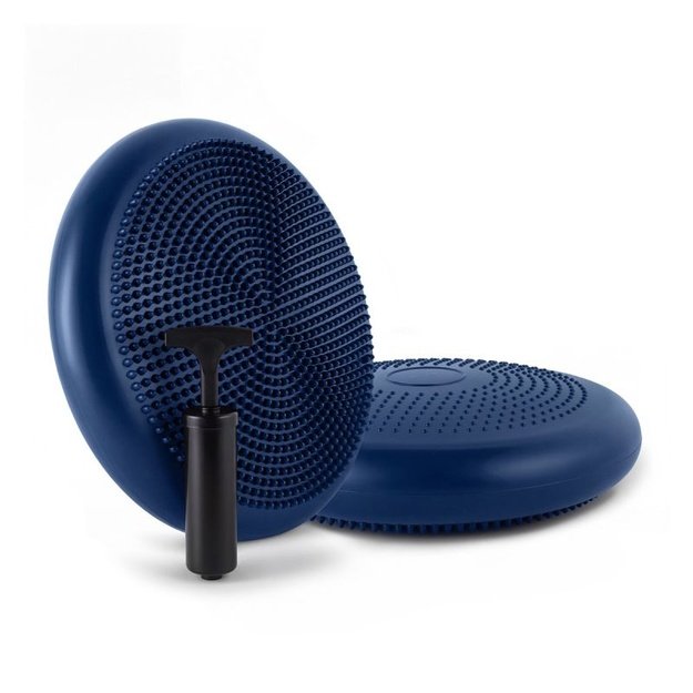 Spokey FIT SEAT dvipusė balansavimo pagalvė su pompa, 33 cm