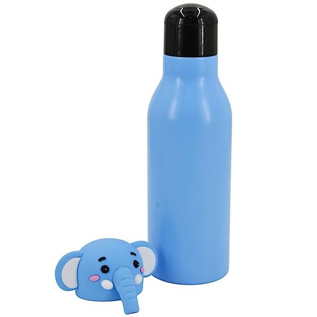 Stamina vaikiška termo gertuvė su drambliu, 450 ml, mėlyna