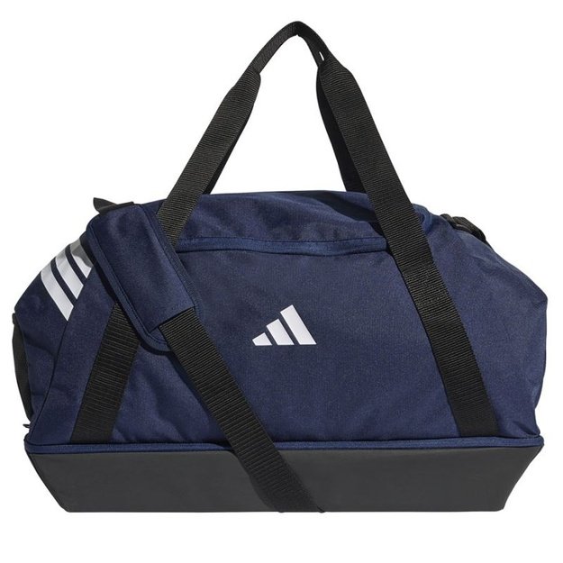 Adidas Tiro Duffle Bottom Compartment M sportinis krepšys, 59,5 cm, tamsiai mėlynas