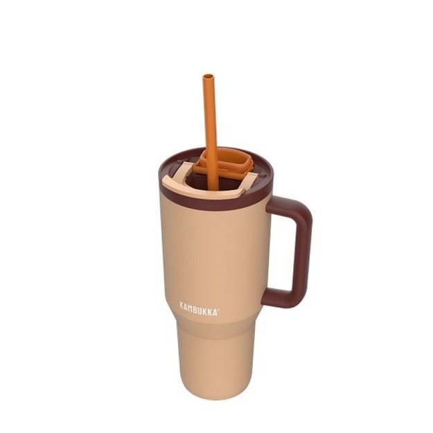 Kambukka Rio termo puodelis su šiaudeliu, 950 ml, Almond Dream
