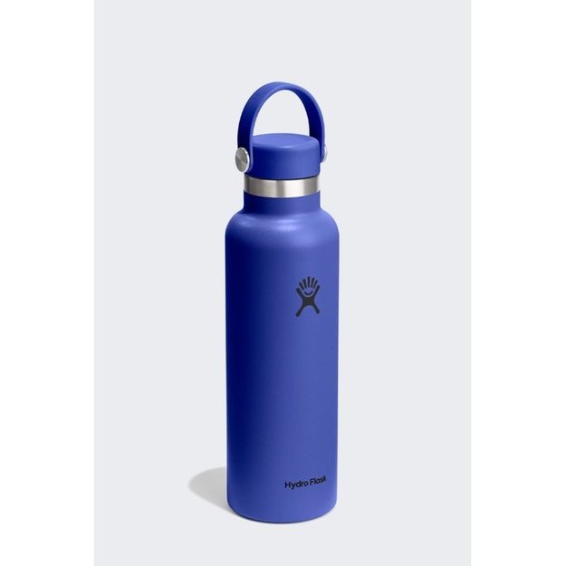 Hydro Flask Standard Mouth termo gertuvė su Flex Cap dangteliu, 621 ml, kaprio mėlyna