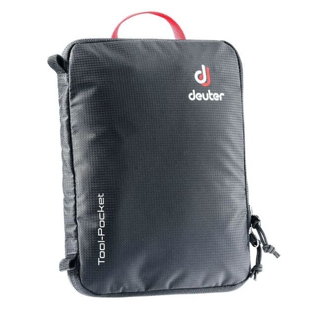 Deuter Tool Pocket kompaktiškas ir tvirtas dviračio įrankių dėklas