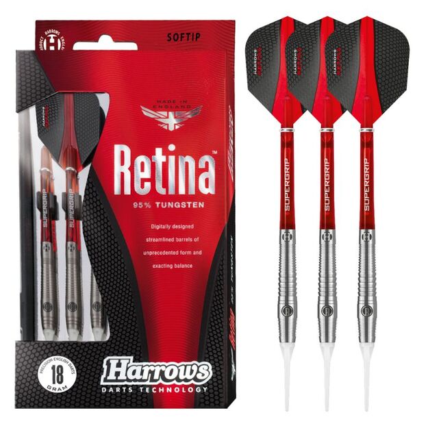 Harrows Retina 95% Softip – 95 % volframo smiginiai 8