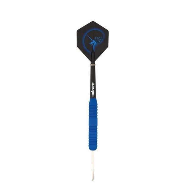 Unicorn Core Plus Blue Rubberised Brass steeltip strėlytės 1