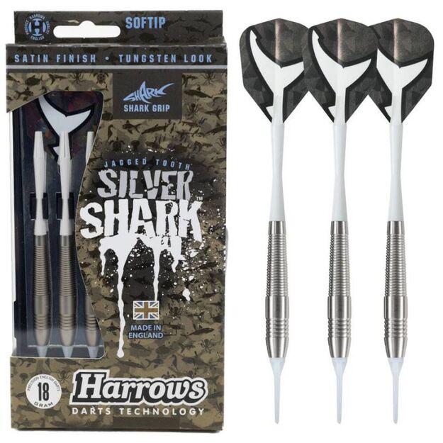 Harrows Silver Shark Softip smiginiai 3