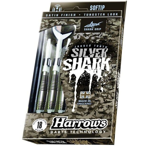 Harrows Silver Shark Softip smiginiai 4