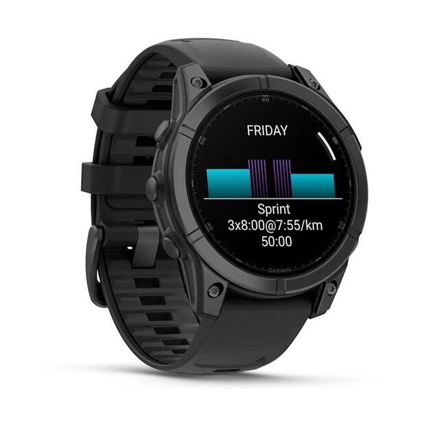 Garmin Fenix E 47mm Stainless Steel  sportinis laikrodis 1