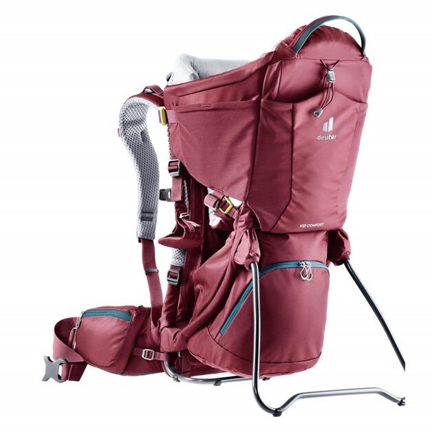 Deuter Kid Comfort Maron patogi, saugi ir ergonomiška vaikiška nešioklė 3
