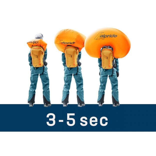 Slidinėjimo kuprinė su apsauginėm oro pagalvėm Deuter Alproof Lite 20 SL  5