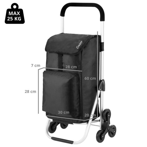 Expert Premium 6 ratukų pirkinių vežimėlis 7