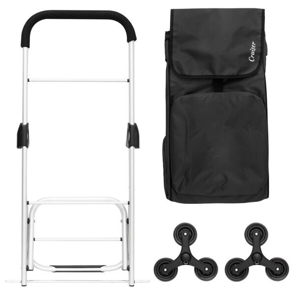 Expert Premium 6 ratukų pirkinių vežimėlis 9