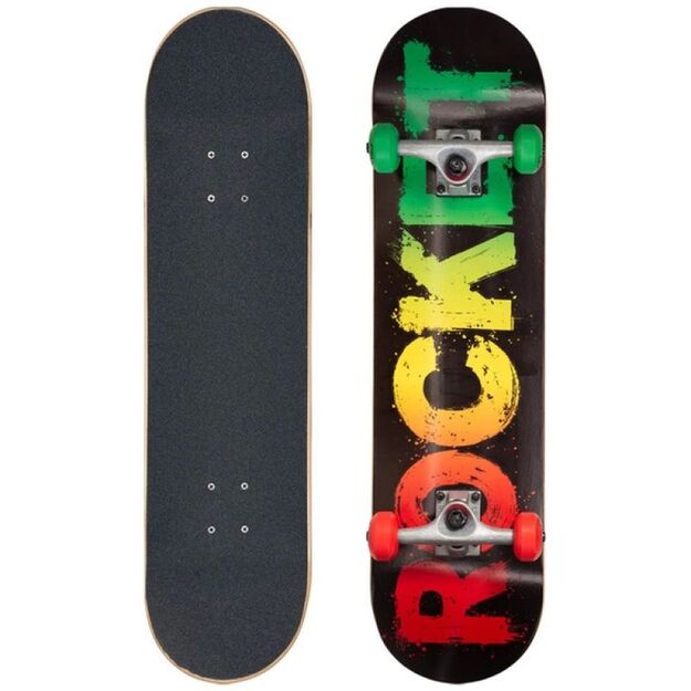 Rocket Rasta Fade Skateboard 8 riedlentė
