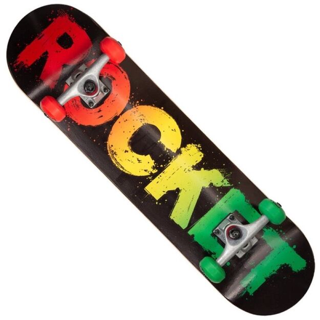 Rocket Rasta Fade Skateboard 8 riedlentė 5